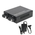 thumbnail image 2 of Single Fiber Mode Ethernet Switch Converter, LED Indicator, 1.25Gbps Optical Port, Plug and Play, Space Saving with 12.4 Miles Reach, 2 of 7