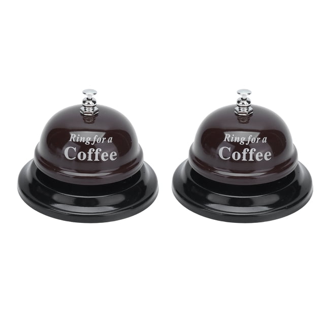 Service Bell Exquisite Clear Sound Polishing Glossy Nonslip Base Call Bell for Restaurant Office Home Senior Citizens