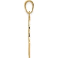 thumbnail image 3 of 14K Yellow Gold Filigree Chamseh Pendant (30 X 17) Made In Peru d3808, 3 of 6