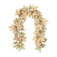thumbnail image 2 of 5.7Ft Artificial Fall Maple Leaf Garland, Faux Autumn Vine for Mantel Staircase, Halloween Thanksgiving Indoor Covered Outdoor Harvest Party Home Decor, 2 of 6