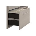 thumbnail image 2 of BBF Office 500 - Table with 5-shelf bookcase, low storage cabinet - rectangular - sand oak, 2 of 6
