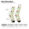thumbnail image 5 of Yiaed Floral Vintage Print Great elasticity Crew Socks Sports socks for Men and Women, 5 of 5