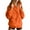 Orange, variant on Yangnuo Women's Oversized Sweatshirts Long Sleeve Stand Collar Pullover