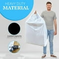 thumbnail image 5 of Heavy Duty Contractor Trash Bags with Handles – 52 Gallon, 40 Count | 3 MIL Thick, Extra Large Garbage Bags for Yard Waste, Construction, Lawn & Commercial Use, 5 of 6