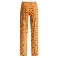 thumbnail image 5 of Women's Fall Wide Leg Pants, Pumpkin Printed Halloween Pajama, Elastic Waist Pants Casual Lounge Bottoms, 5 of 5