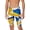 Blue/Gold, variant on Men's Glimmer Jammer Swimsuit (Blue/Gold, 30)