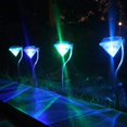 thumbnail image 4 of LINLIN Solar Garden Lights, 4 Pack Solar Powered Diamond Light Stainless Steel Outdoor Solar Powered Lights Waterproof Landscape Garden Lamp for Patio, Lawn, Yard, Walkway, 4 of 9