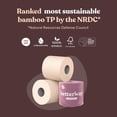 thumbnail image 3 of Papel higiénico Betterway, bambú sin blanquear, 3 capas, 12 rollos, 3 of 9