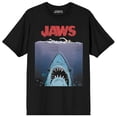 thumbnail image 5 of Jaws Franchise Jaws Comic Crawl Poster ADULT SS Tee on Black Adult Crew Neck Short Sleeve T-shirt - 6XL, 5 of 7
