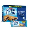 Kellogg's Nutri-Grain, Soft Baked Breakfast Bars, Blueberry, Made with Whole Grain, Value Pack, 20.8 oz (16 Count)