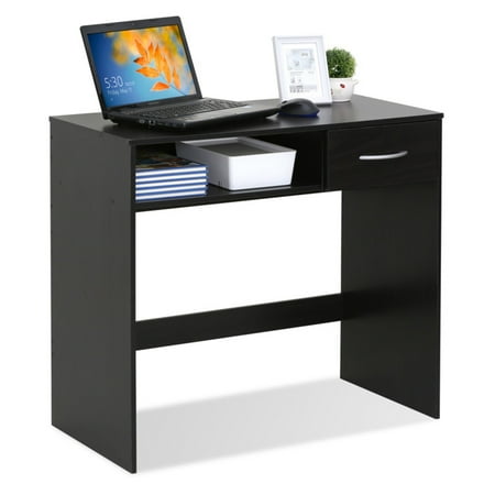 Furinno JAYA Computer Study Desk with Drawer, Espresso