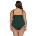 thumbnail image 3 of BECCA ETC Womens Plus Size Color Play Tankini Swim Top;1X, 3 of 3