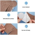 thumbnail image 3 of SNNROO Patch en Tissu Auto-Adhésif 3x118 Pouces Intérieur Extérieur Patchs de Réparation pour Canapé Patch de Réparation Tissu DIY Grands Patchs en Lin, 3 of 6