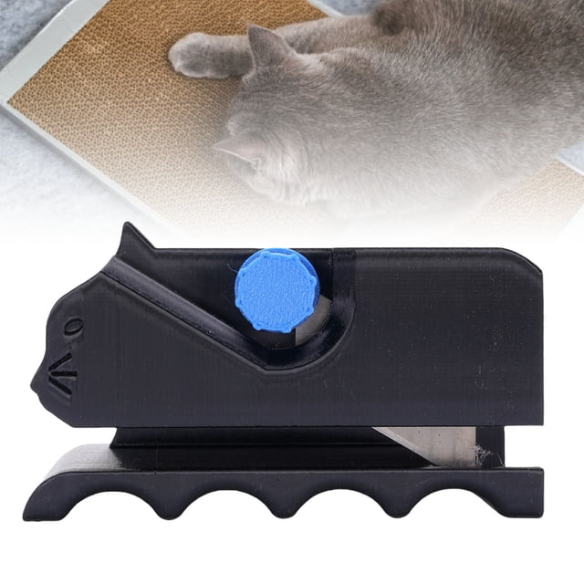Cortador De Cartón De Gato Para Rascadores, Herramienta En Forma De Gato Ergonómico Impreso En 3D, Cortador De Tiras Rápidos Y Fáciles Para Bricolaje, Máquina De Cortar