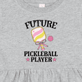 thumbnail image 4 of Inktastic Future Pickleball Player Girls Girls Baby Dress, 4 of 5