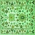 thumbnail image 1 of Ahgly Company Indoor Square Abstract Green Contemporary Area Rugs, 3' Square, 1 of 1