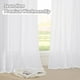 thumbnail image 5 of Cortinas RYB HOME de lino texturizado semitransparente, 132 x 114 cm, color blanco, 5 of 6