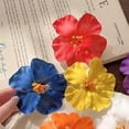 thumbnail image 5 of 3 Pack Bohemian Hawaiian Flower Hair Clips, Hair Accessories for Beach Party Daily Wear, 5 of 9
