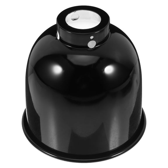 FRCOLOR  Reptile Heat Lamp Shade Tank Heating Gecko Turtle Animal Black