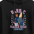 thumbnail image 3 of Barbie - Teacher Squad - Juniors Cropped Pullover Hoodie, 3 of 5