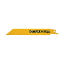 DeWalt Bi-Metal Reciproc. Saw Blade, 6", 10/14 TPI, Wood, 10/PK (115-DW4845-2)