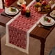 thumbnail image 1 of Xihbxyly Mantel Navideño, Diseño Festivo Rojo, Material Impermeable, Estampado de Árbol de Navidad y Copos de Nieve, Decoración para Sala de Estar o Comedor, Esencial para Reuniones Navideñas, Tamaño, 1 of 6