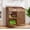 5-walnut, variant on Farmhouse Onion and Potato Storage Bin, Fruit & Vegetable Holder with Large Bread Box, Small Kitchen Pantry Cabinet, Black