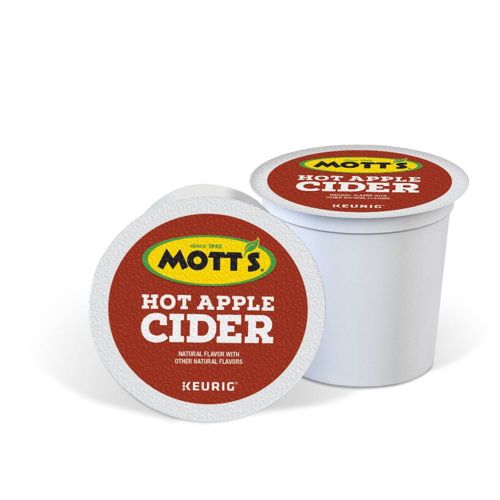 Mott's Hot Apple Cider Roast K-Cup Box - 24 ct. - Delicious Hot Apple Cider for Your Keurig