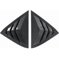 thumbnail image 1 of ZOUSSIQI Rear Side Window Louver Privacy Reduce Temperature Air Vent Shade Cover for Fiesta MK7 7.5 2008-2017 (Carbon Fiber Style) CA919-51620, 1 of 9