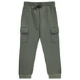 thumbnail image 4 of BTween Girls Fleece Joggers, 3 Pack Soft CVC Pants for Kids - Charc, Size 4/5, 4 of 4