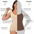 thumbnail image 3 of MISS MOLY Shapewear Tummy Control Tank Top Compression Tanks for Women V-Neck Camisole Cami Slimming Body Shaper, 3 of 6