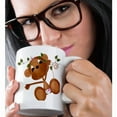 thumbnail image 2 of 3drose, Baby Monkey Swinging, 11oz Mug, 2 of 6