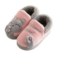 thumbnail image 5 of KEXE Kids Slippers Girls Kids Slippers Size 1 Warm Slippers For Girls Boys Kids Toddlers Winter Indoor House Home Shoes 4-4.5 Years, 5 of 5