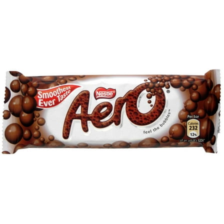 Nestle Aero Candy bars, Milk Chocolate, 63g/2.2oz {Imported from Canada}