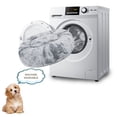 thumbnail image 7 of Exclusivo Mezcla Calming Donut Pet Bed for Medium Dogs 24", Anti-Anxiety Plush Cozy Warming Dog Bed, Gradient Grey, 7 of 7