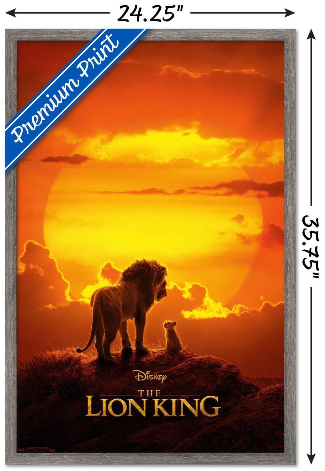 Disney The Lion King - Mufasa And Simba Wall Poster