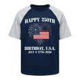thumbnail image 4 of SIYUDAN Kids 250th Anniversary USA Shirts Short Sleeve Shirts Boys American Flag T-Shirt Boys Tee Shirts 4-5 Years Boys Clothes, 4 of 5