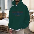 thumbnail image 2 of VBARHMQRT Preppy Hoodie Men's Fashion Casual Part 3D Print Long Sleeve Drawstring Hooded Sweater Tops, 2 of 4