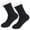 Black, variant on Zkozptok Cotton Boot Socks Women Padded Lined Slipper Socks Winter Soft Non Slip Socks Insulated Socks For Men