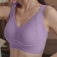 thumbnail image 4 of XIYON Womens Bras Seamless Wireless Bras For Women Full Coverage Comfort Support Bra Non Padded No Underwire Plus Size Bust Support Dropping Side Smoothing Comfy Bra, 4 of 9