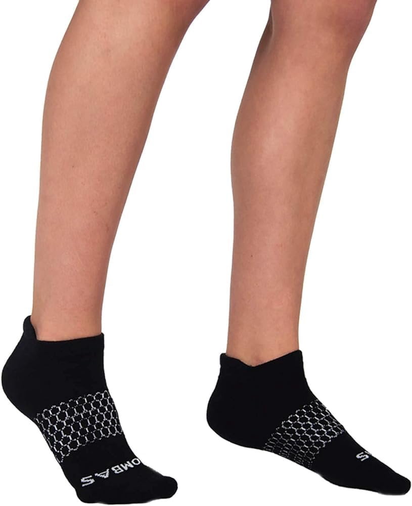 BOMBAS XL Ankle Sock 4 pack, Black Grey