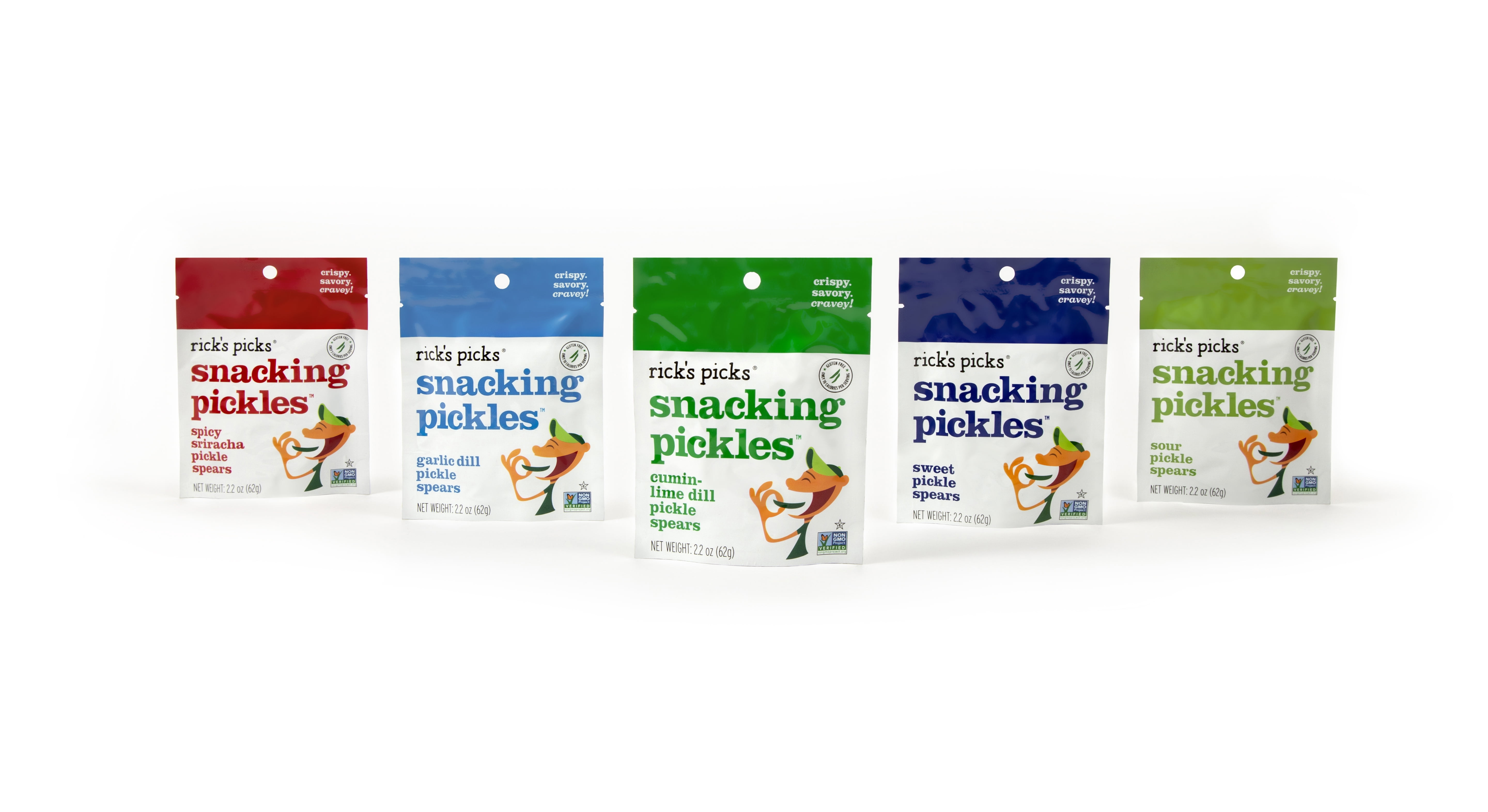 Rick's Picks Variety Pack Snacking Pickles 5 Pack