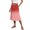 Watermelon Red, variant on Skirts for Women Fabric Breathable Comfortable Side Pockets Summer Casual Loose Drawstring Printed Pockets Womens Skirts