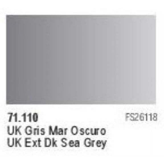 Vallejo UK Ext DK Sea Grey Paint, 17ml