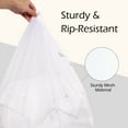thumbnail image 4 of Yiannan 2Pack Large Mesh Laundry Bags with Locking Drawstring Closure,Dirty Clothes Organizer(White,24 x 36 inches), 4 of 5