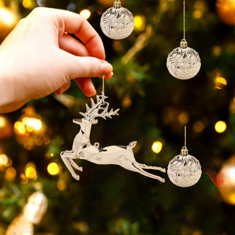 Champagne colored 2024 christmas balls