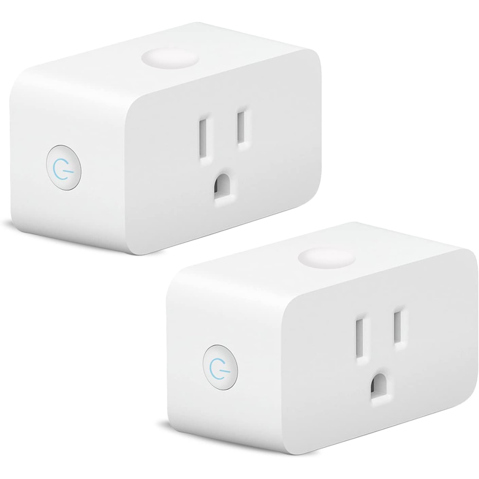 WBM Voice Control Wifi Socket, Smart Outlet Plug, Compatible With Alexa And Google Assistant - 2 PCS