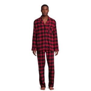 Hanes Men's Flannel Pajama Set