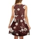 thumbnail image 5 of Vestido Corto de Verano Casual de Moda Impreso Cuello Redondo Bolsillo sin Mangas de las Mujeres, Vestido Casual para Diario, 5 of 9