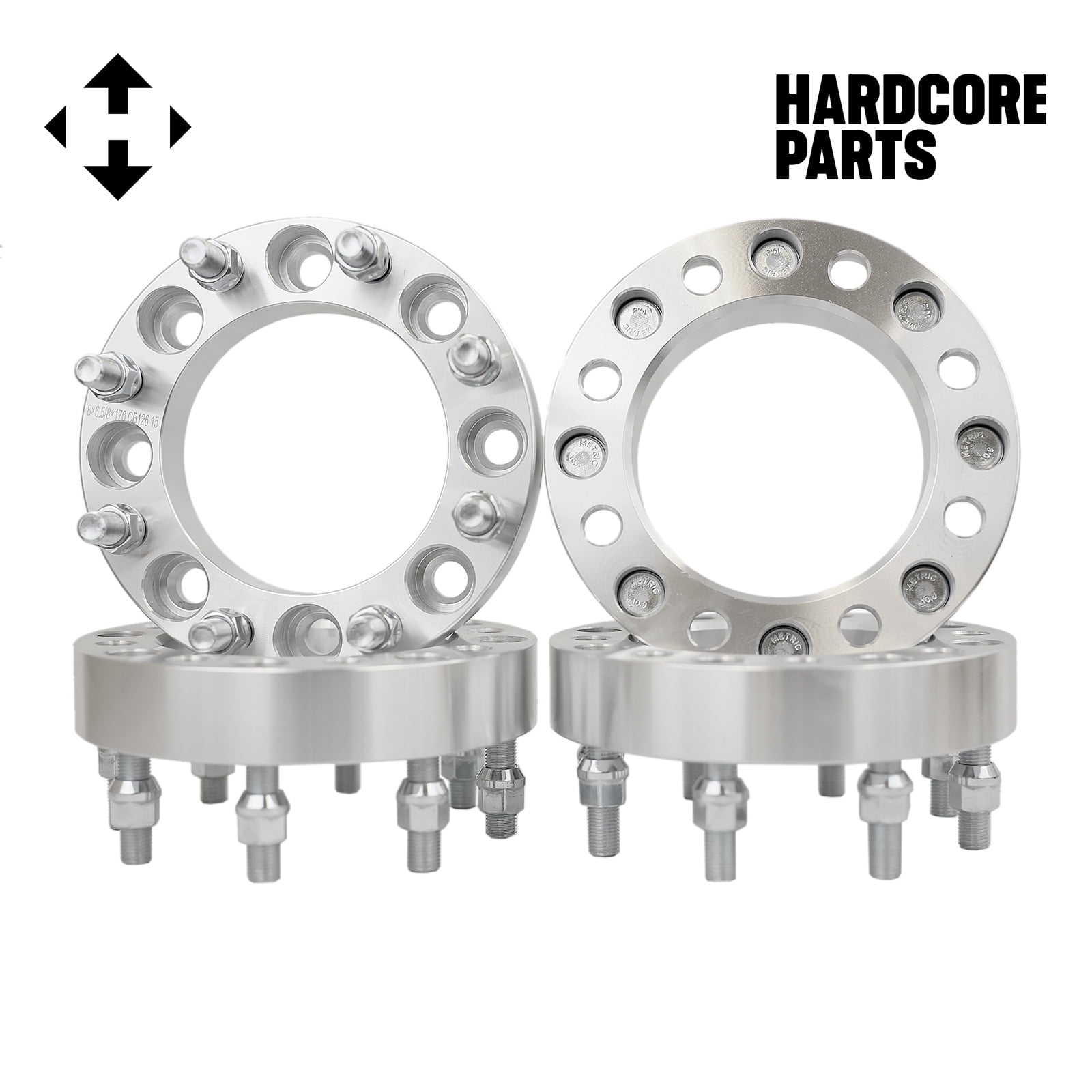 4 QTY Wheel Spacers Adapters 1.5